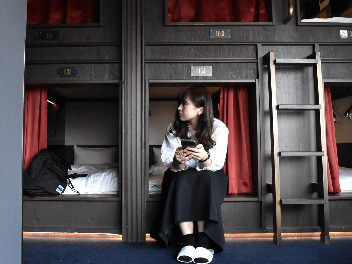 Capsule hotel The Prime Pod Ginza Tokyo