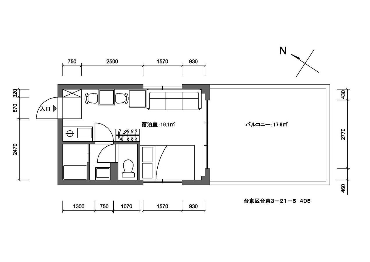 Apartment Venti御徒町405 Tokyo