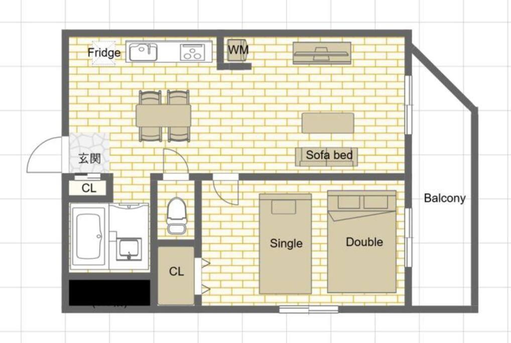 S4/広いバルコニー!新小岩駅から徒歩5分!ディズニー&成田空港直通! Apartment