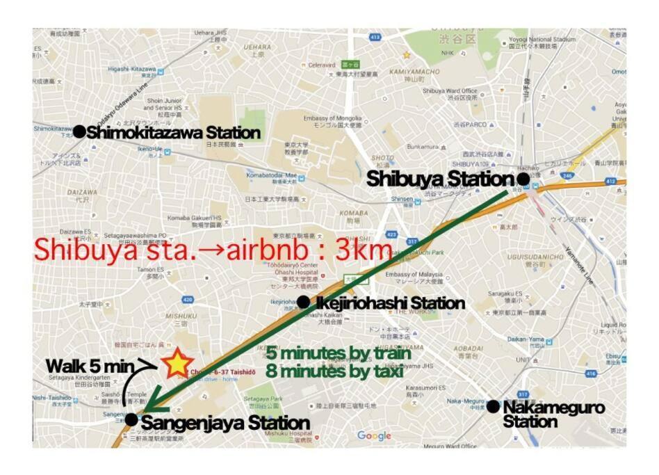 Liberty House208 /shibuya 5min By Train Sangenjaya *