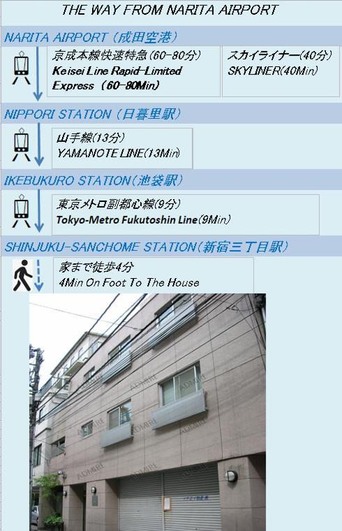 B-shinjuku Hana Luxury House Apartment *