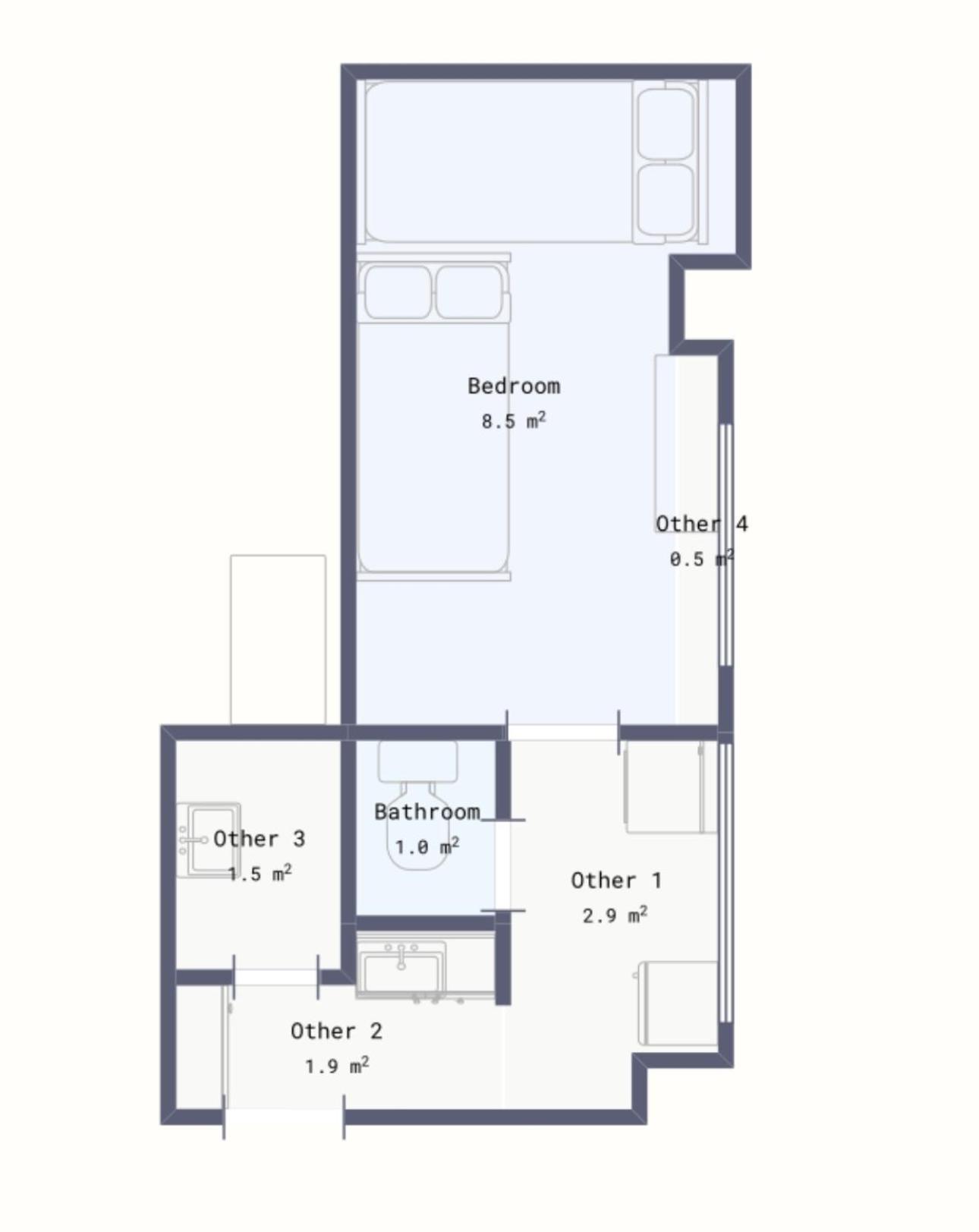 西新宿アパート102 Apartment Tokyo