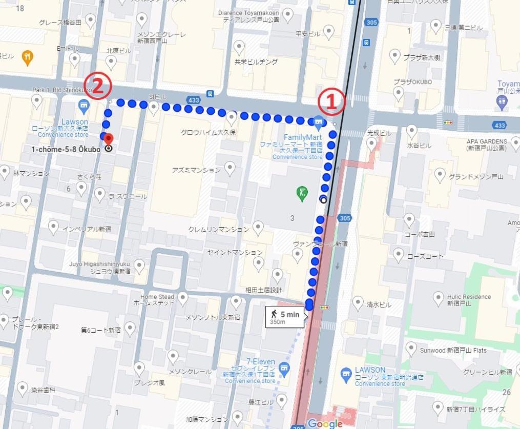 グレイシャス東新宿 東新宿駅徒歩4分 新大久保駅徒歩7分 新宿駅徒歩15分 歌舞伎町すぐ近く 美味しい韓国料理屋多数あります Tokyo