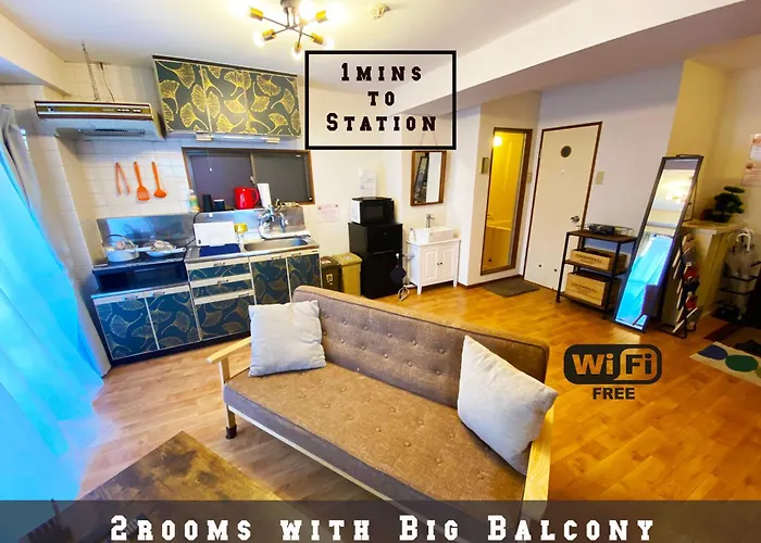 1Min Walk To Sta, Drct Bus To Hnd! Easy Access! 01