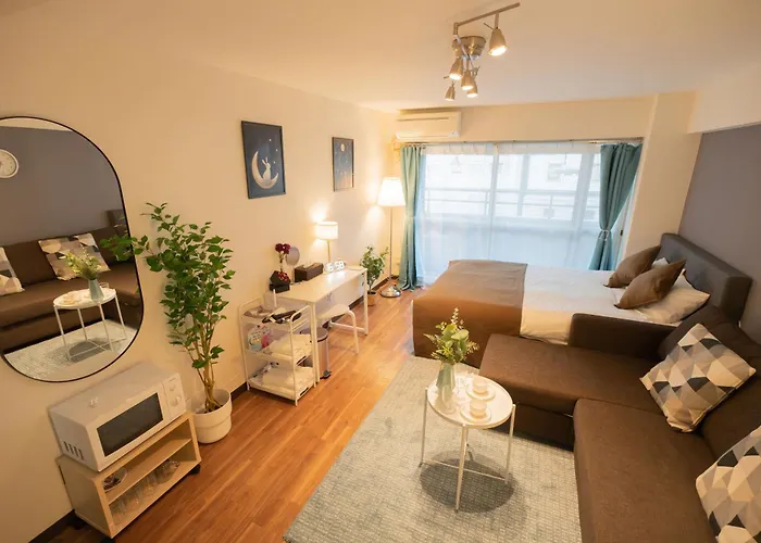 新宿歌舞伎町new Design Apartment！駅3分钟！最大5人可！無料モバイルwi-Fi！