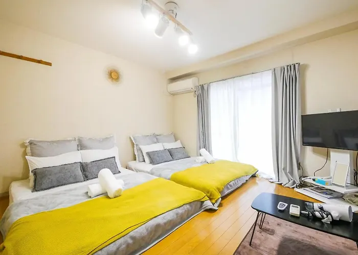 マスク配布あり Q3 新宿エリア 5分 6人宿泊可能 閑静な住宅街 4Mins Shinjuku Ideal For Family 長期宿泊受付中