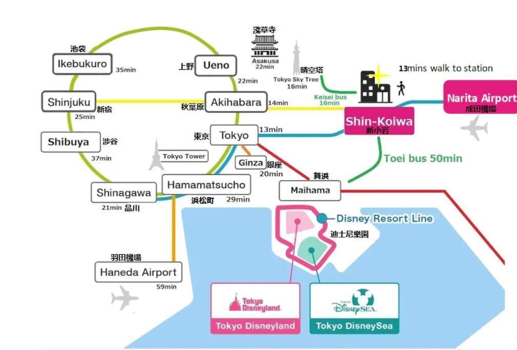 Holiday home Shinkoiwa House At Jr Line.easy To Airport&disney. Tokyo