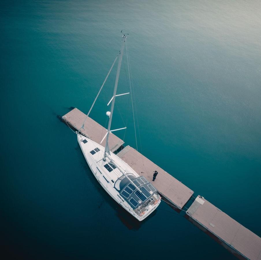Sea Breeze With Luxury Yacht On Bay Tokyo