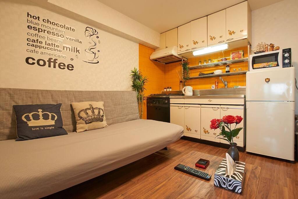 新宿市中心日式样式公寓，紧邻商业地域韩国街免费wi-fi Apartment