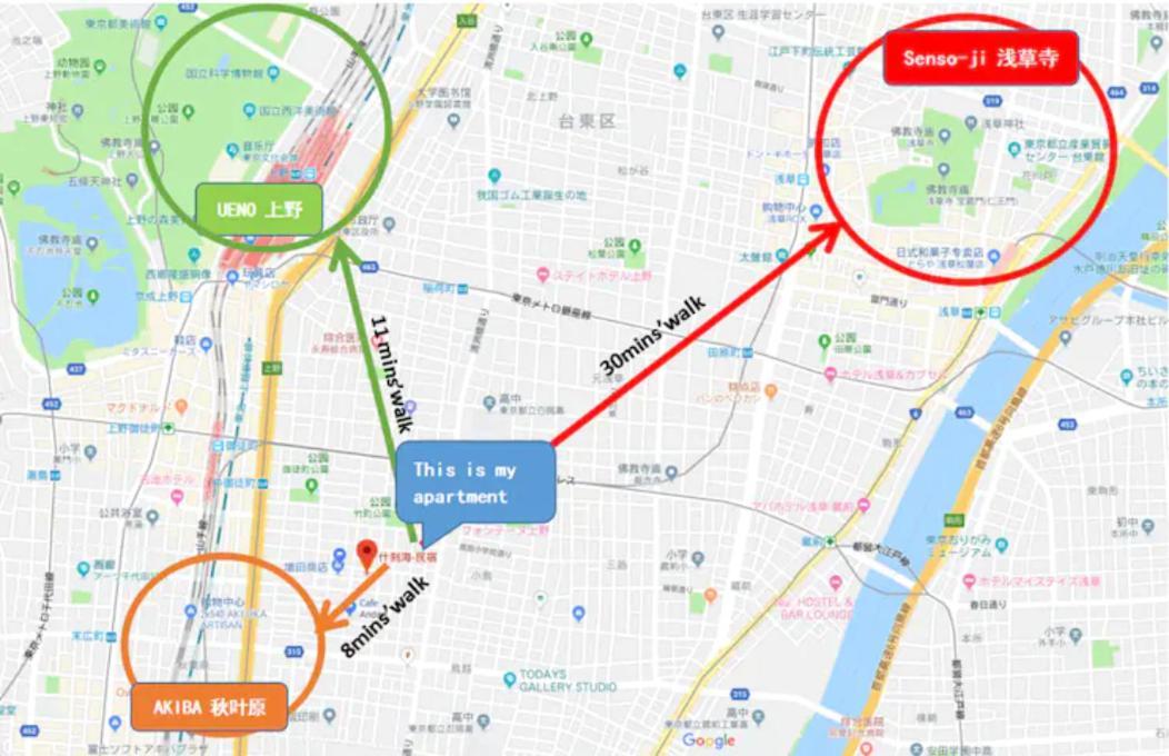 3ldk House In Ueno Walk To Akihabara And Jr Metro Stations Apartment *