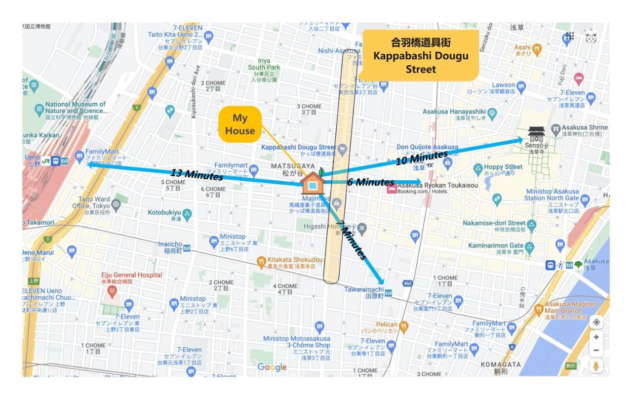 Holiday home Asakusa，2br Cozy Detached House，10mins To Senso-ji *