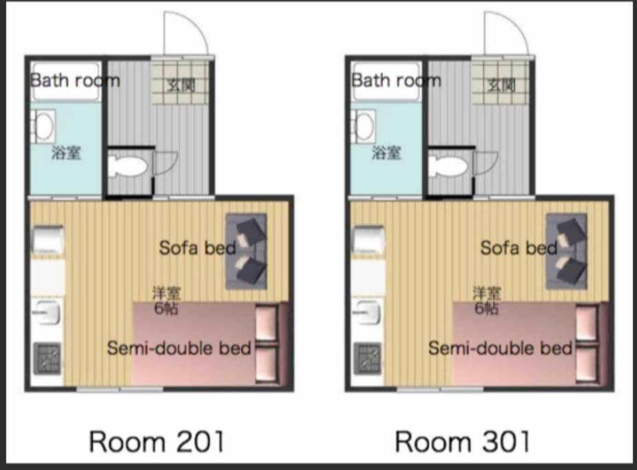 Comma House Nishi-ikebukuro 201+301 Apartment *