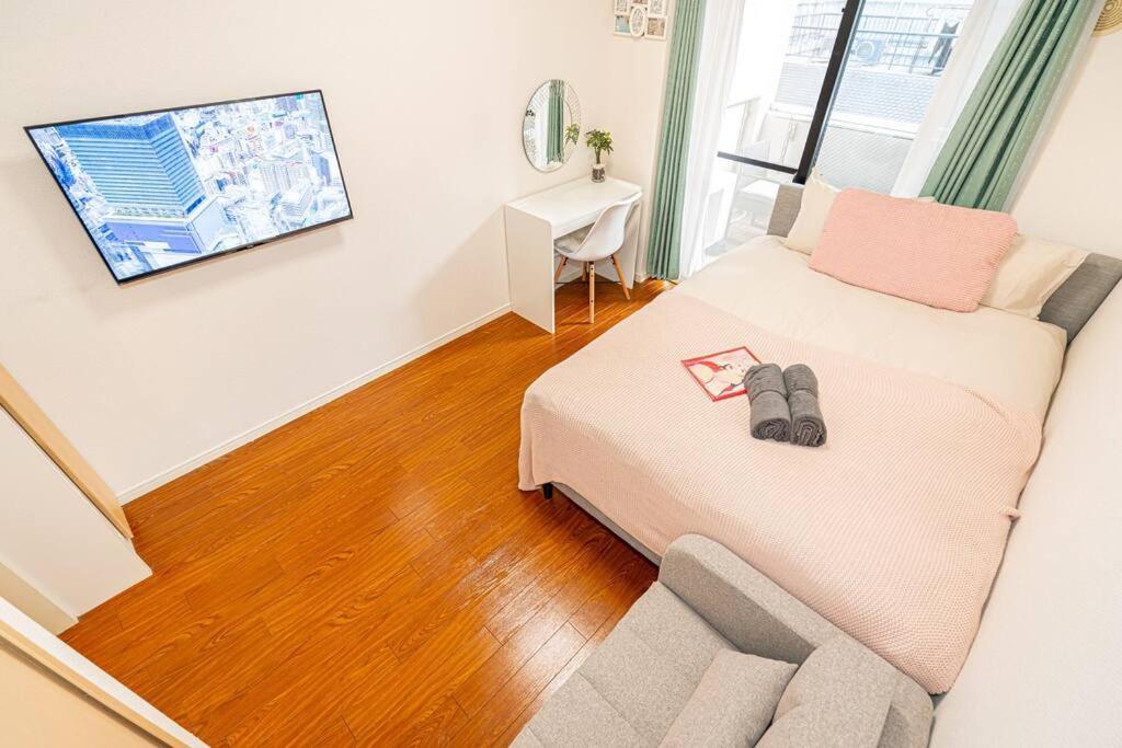 Apartment 新宿区歌舞伎町舒适露台房源徒步3分钟地铁站