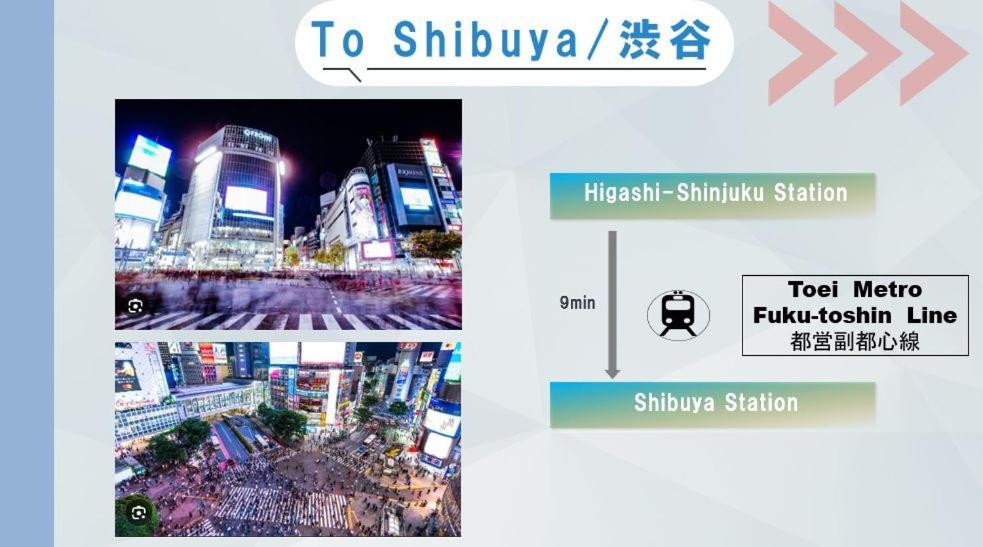 East Shinjuku Triplex: 3-bedroom With Shared Shower Apartment *