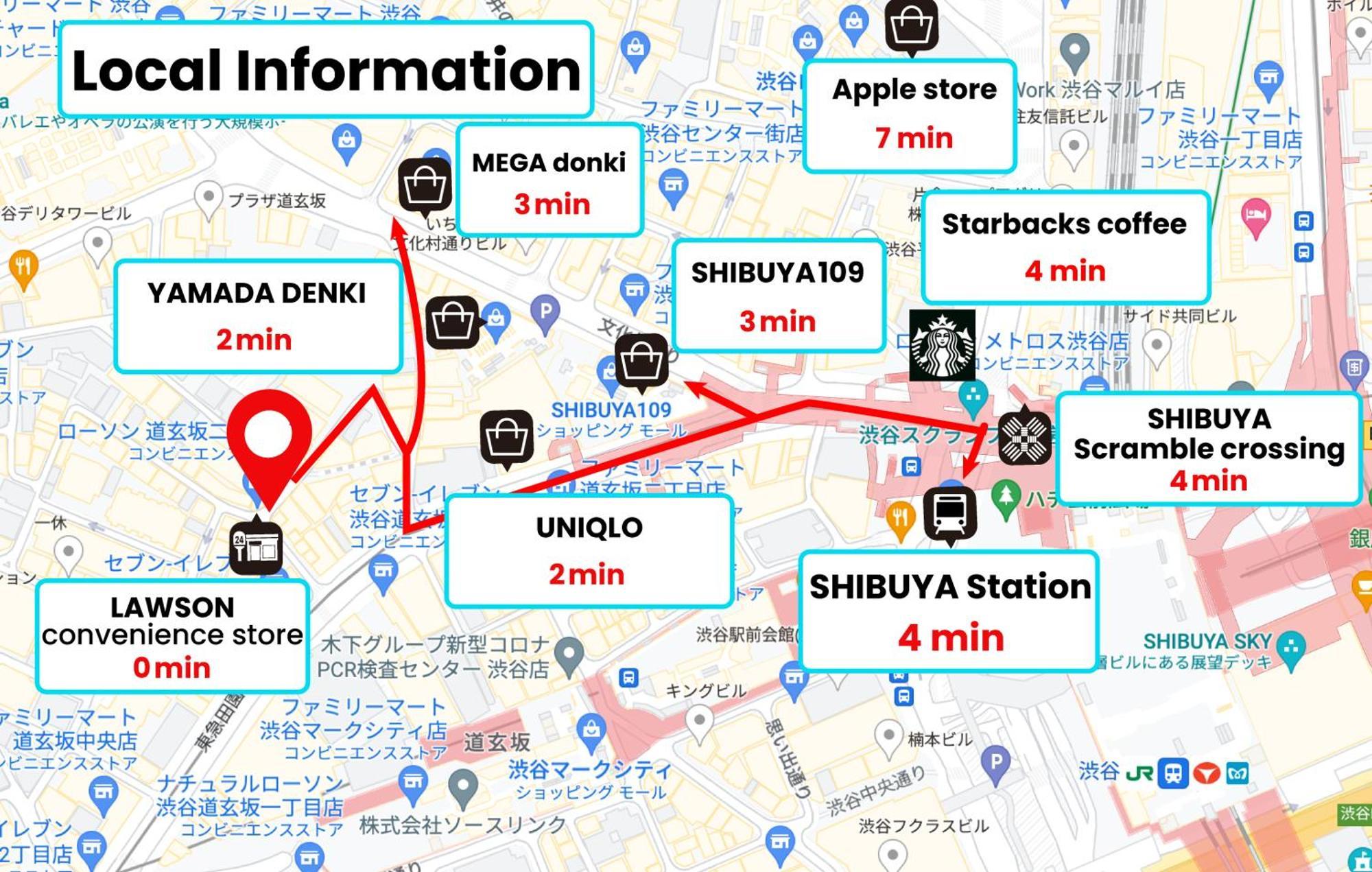 In The Center Of Shibuya 渋谷道玄坂 Apartment