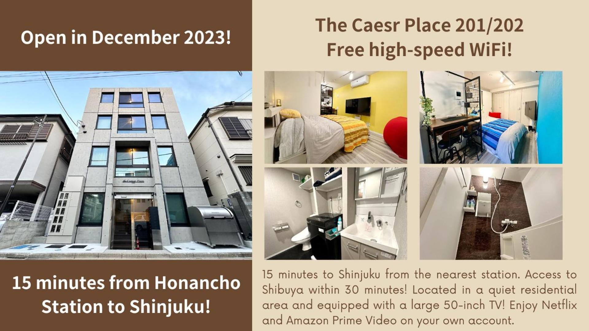 Caesar House 1room Shinjuku Shibuya Apartment