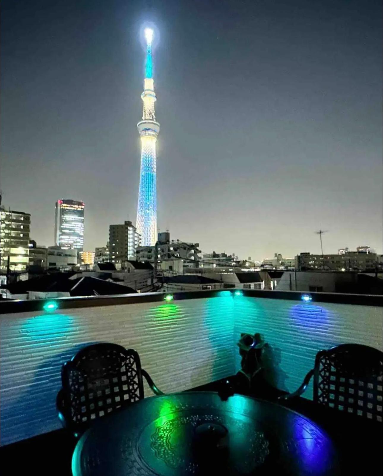 Villa Colorful House Sky Tree *