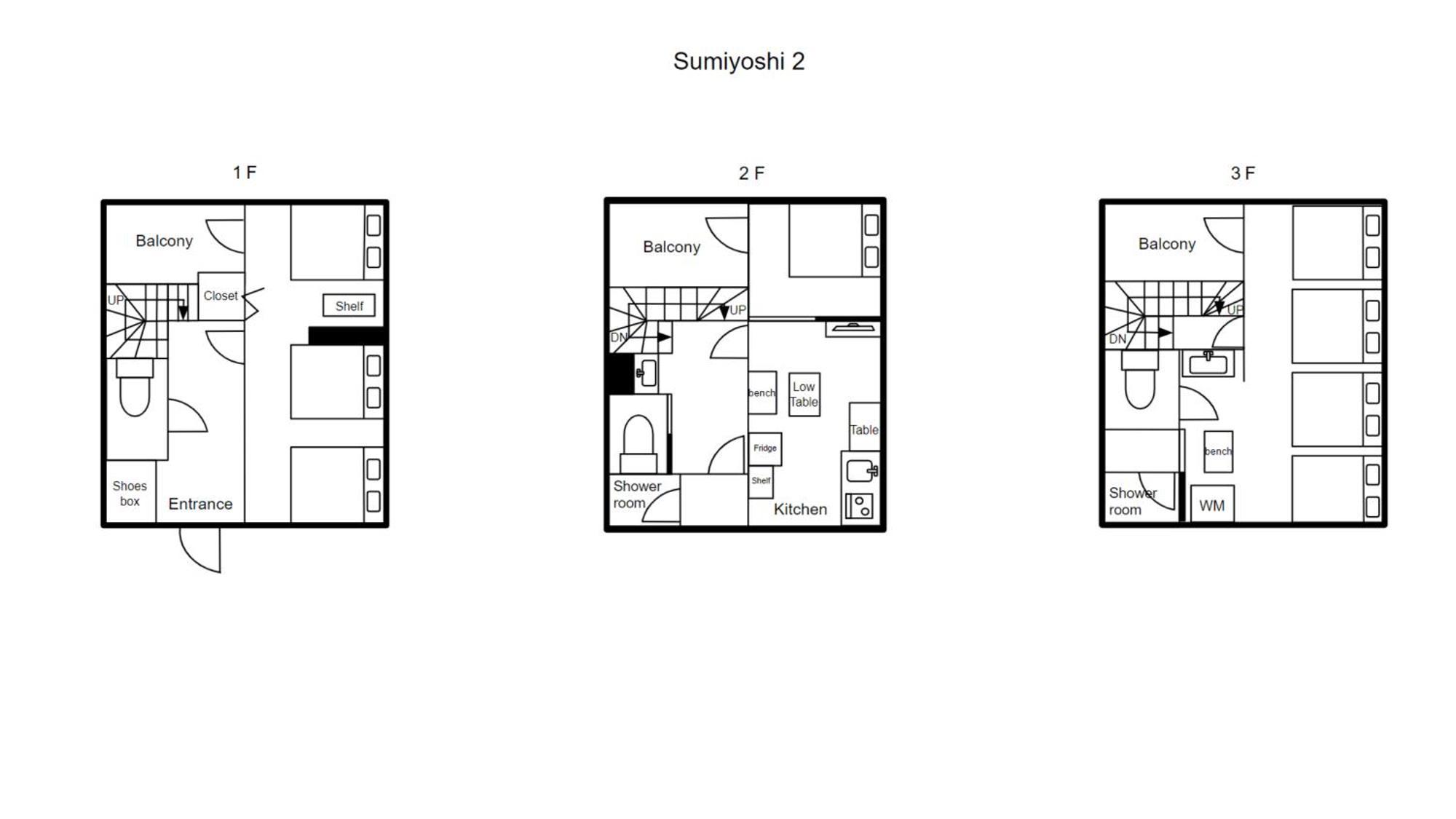44, Sumiyoshi 2, Entire House For Rent Tokyo