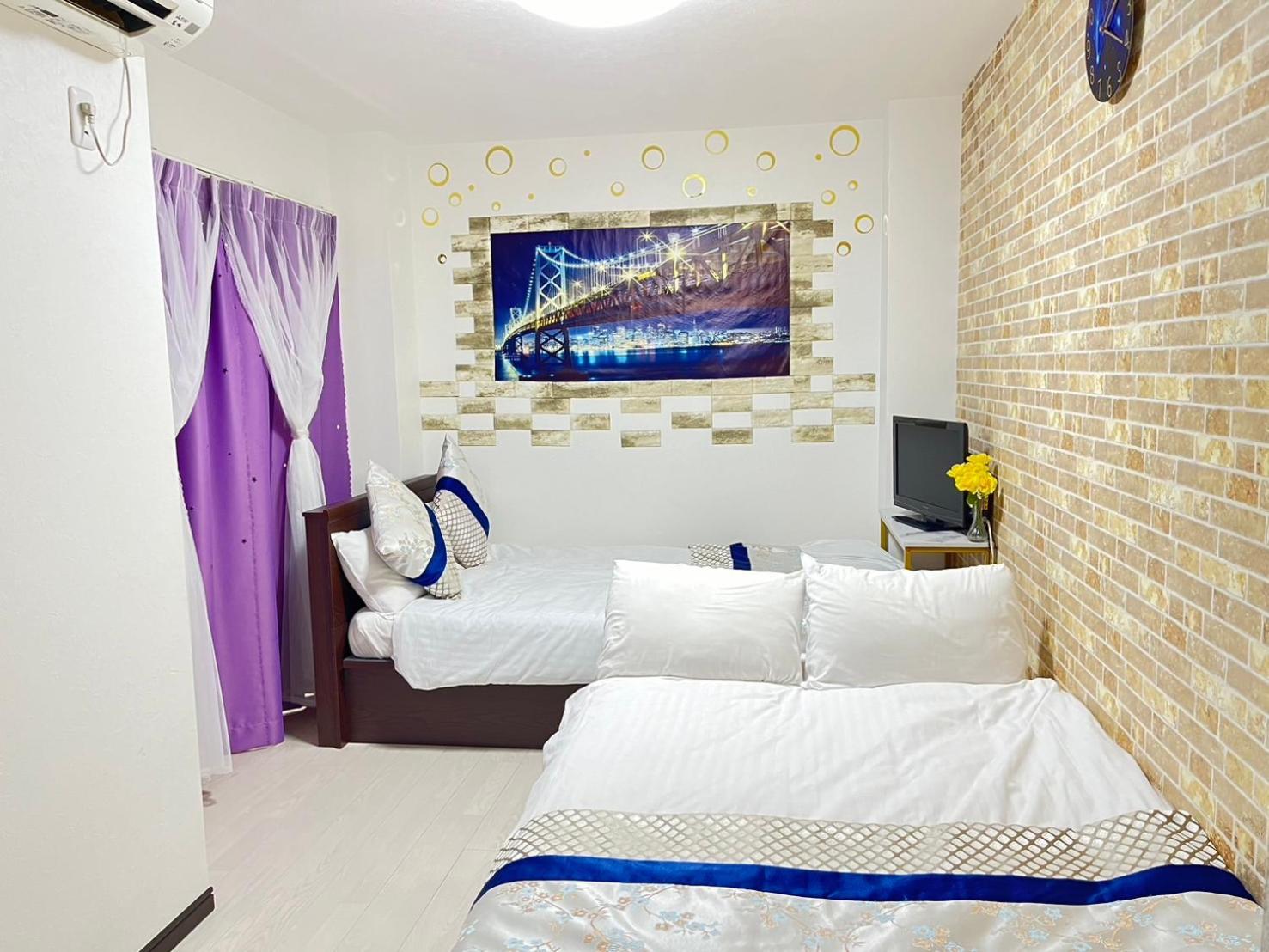 203 Oshiage Sta 3mins Walk! Wi-fi Elevator 4pax Apartment *