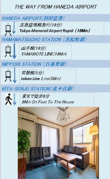 9min To Kitasenju Sation 6min To Shopping Street Quiet Area Apartment *