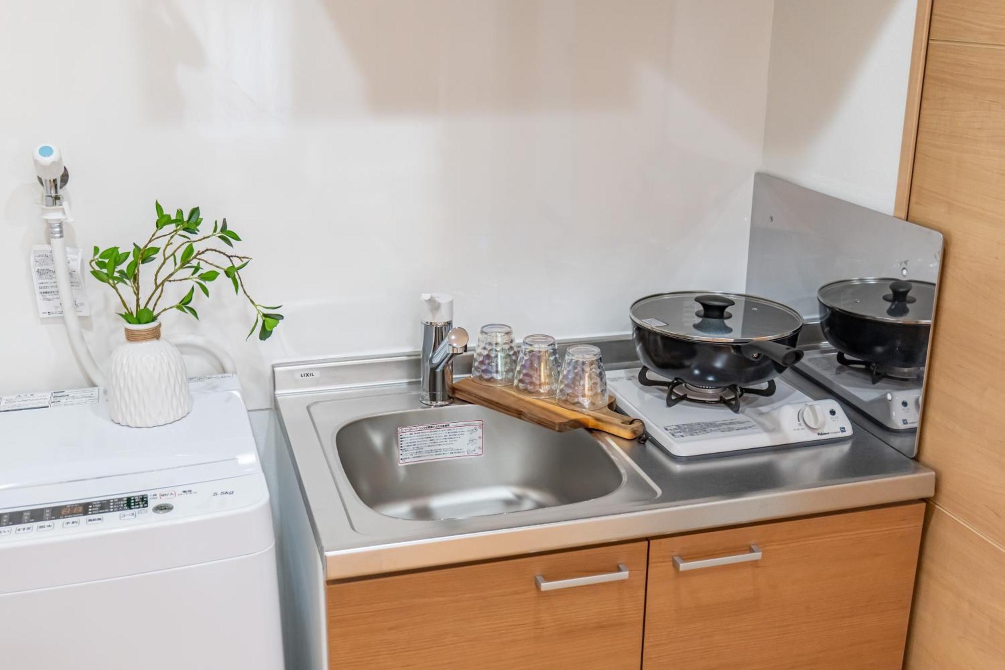 Apartment 桜の川 27 Shin-okubo Subway 5mins,new Design,more Than 6 People