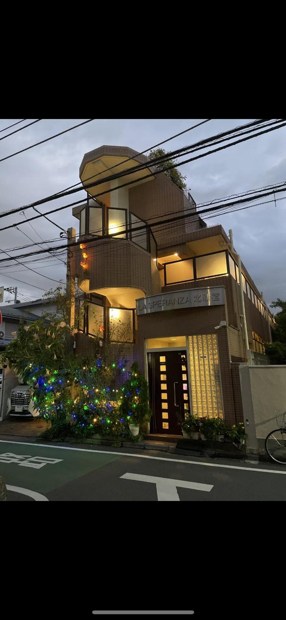 Apartment 新宿庭院の屋-shinjuku Garden -28 Square Meters King Size Bed Garden