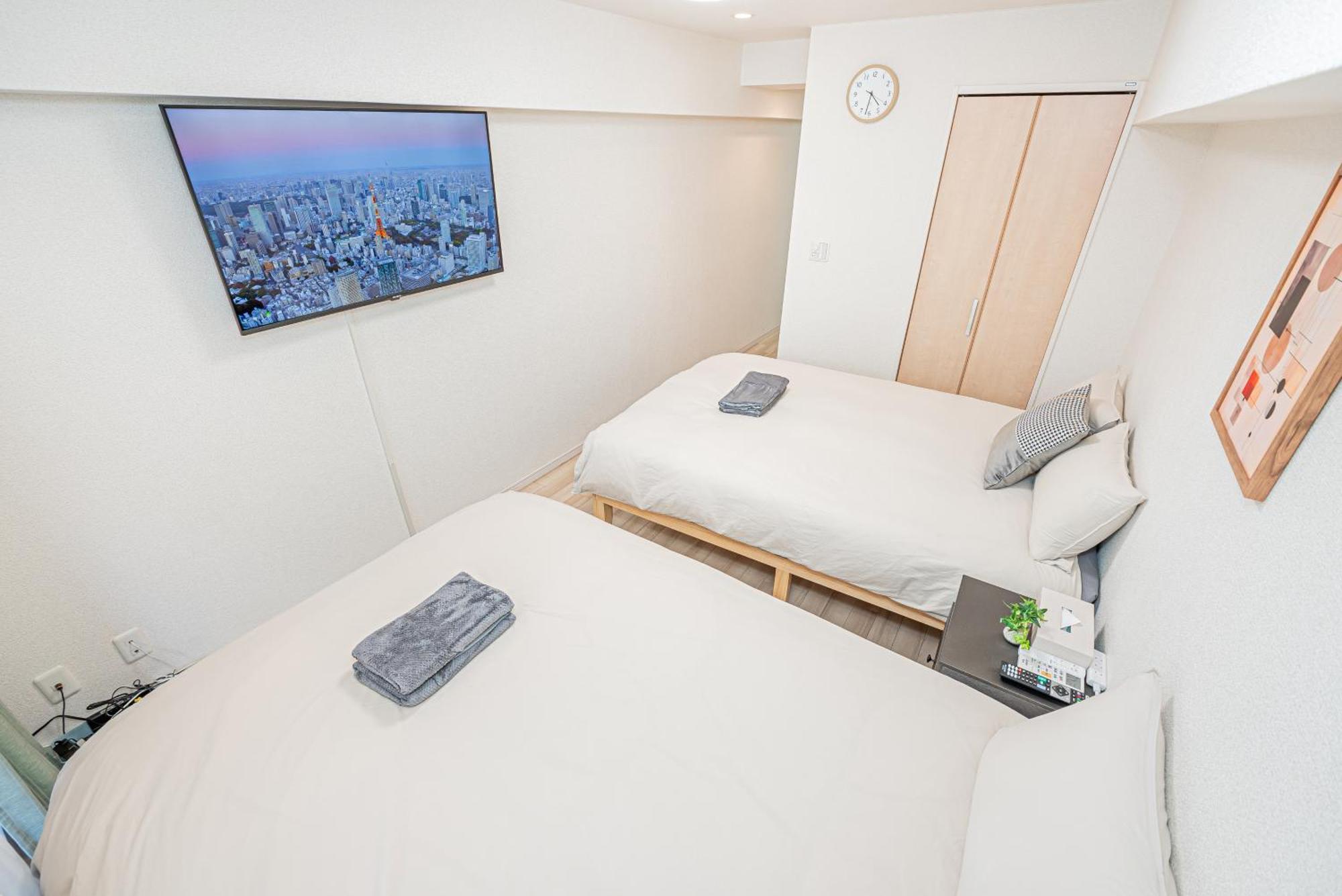 新宿市中心歌舞伎客房源出行便利免费wi-fi *