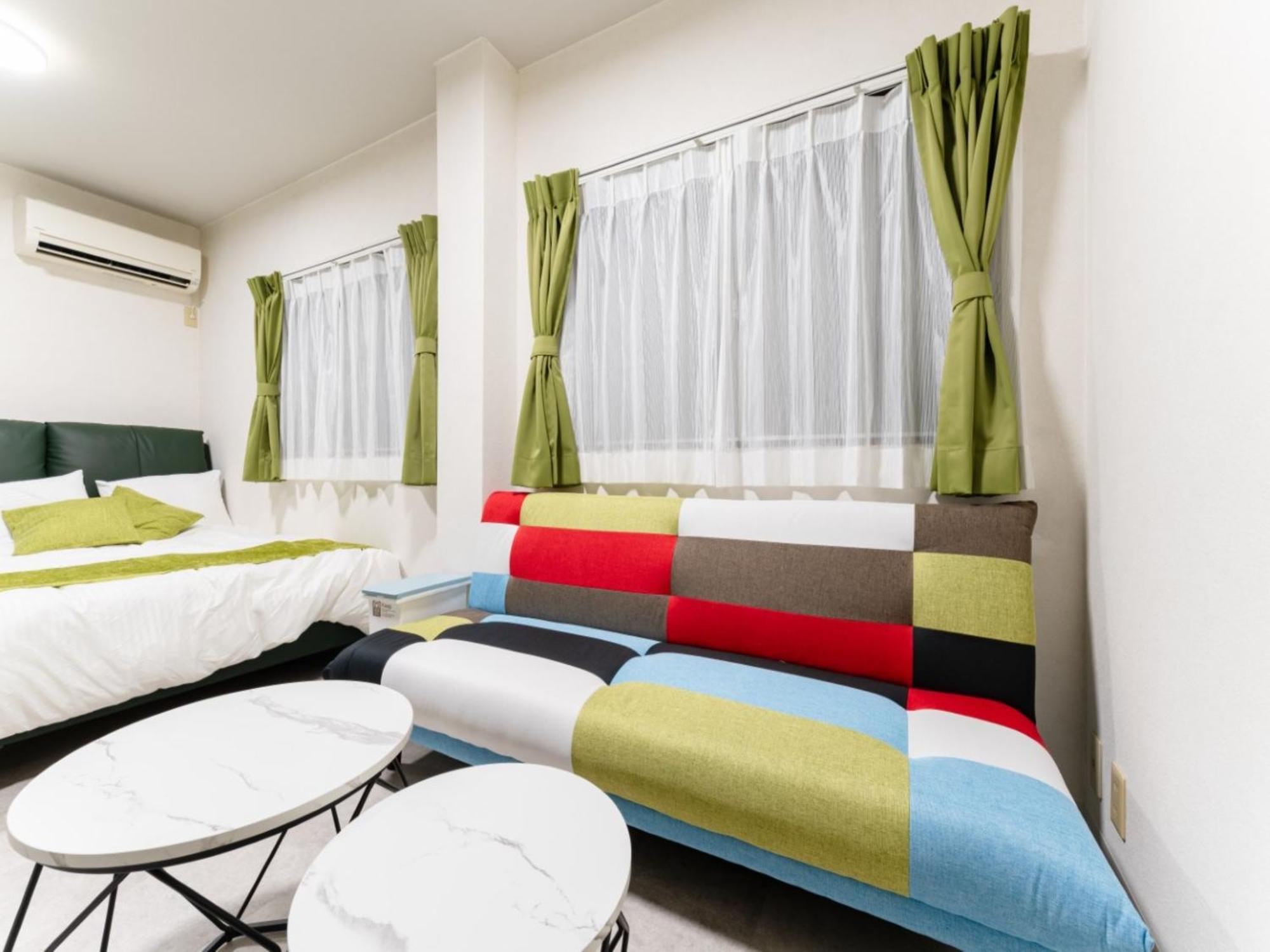 浅草駅徒歩4分,浅草寺8分,上野駅5分,カッパ橋道具街4分,switch,wi-fi Apartment Tokyo