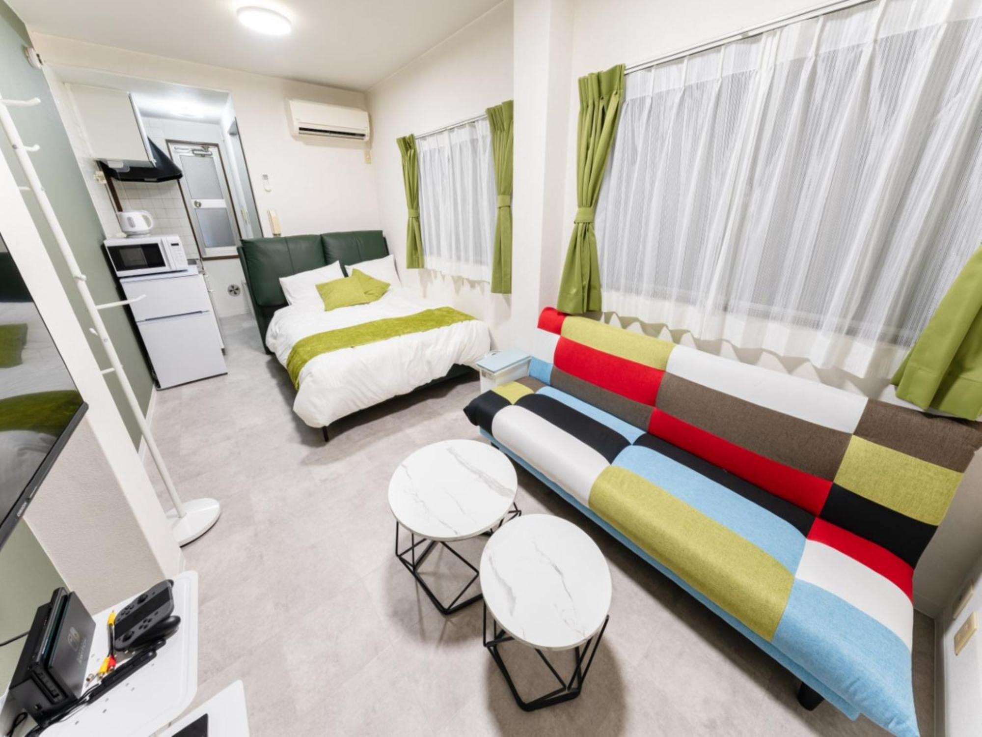 浅草駅徒歩4分,浅草寺8分,上野駅5分,カッパ橋道具街4分,switch,wi-fi Apartment *