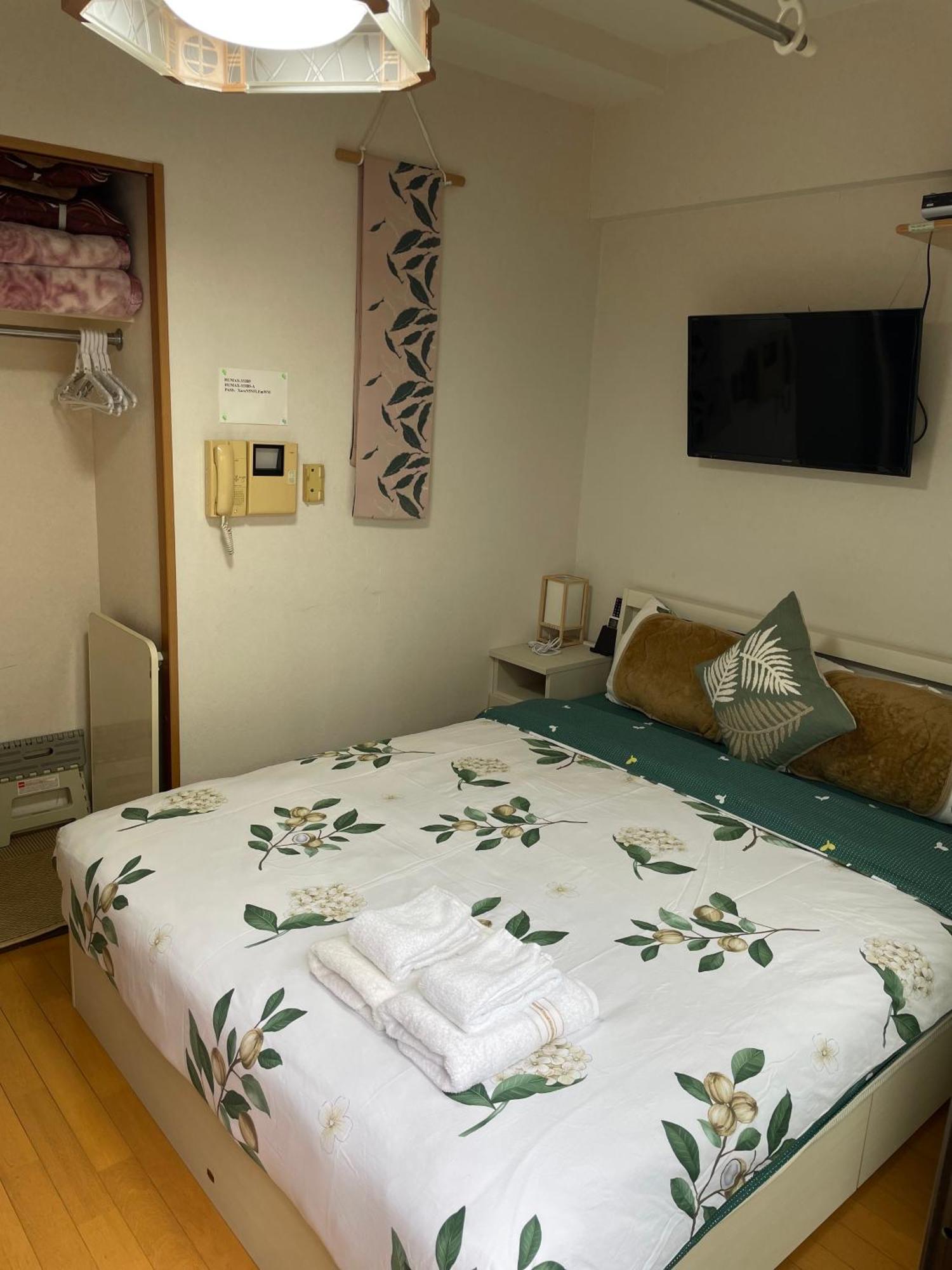 新宿庭院の屋-shinjuku Garden -28 Square Meters King Size Bed Garden Apartment