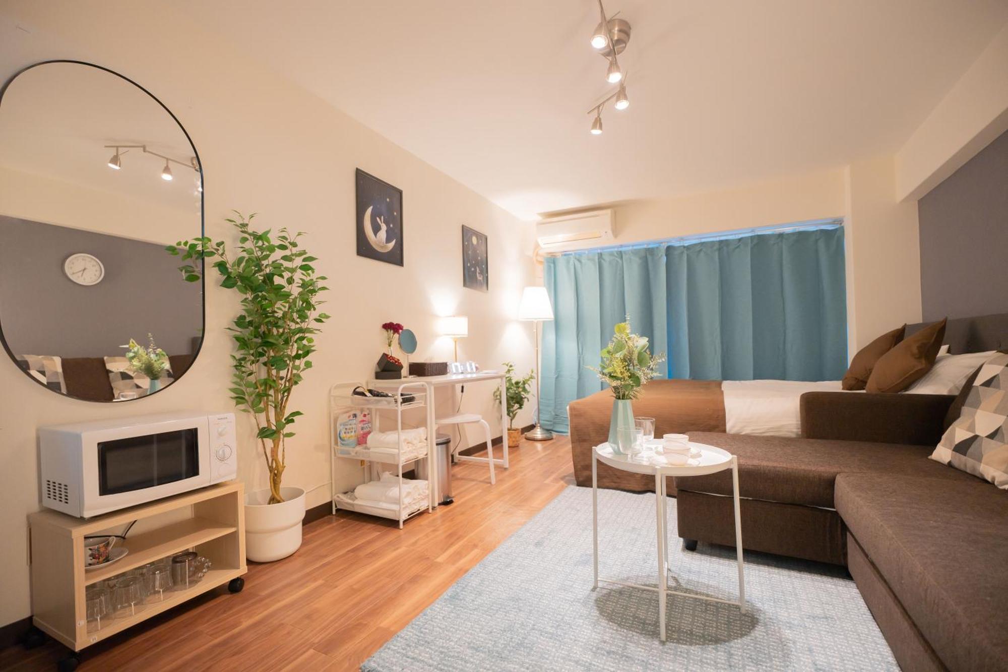 新宿歌舞伎町new Design Apartment！駅3分钟！最大5人可！無料モバイルwi-fi！ Tokyo
