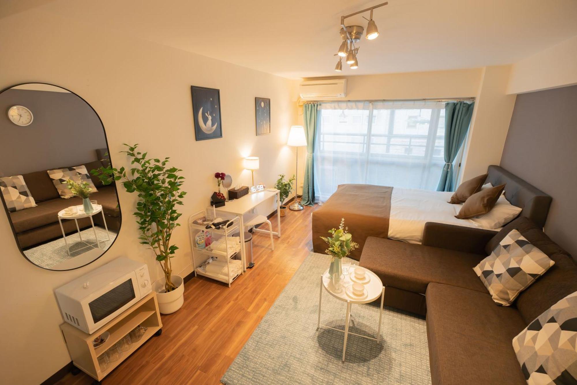 新宿歌舞伎町new Design Apartment！駅3分钟！最大5人可！無料モバイルwi-fi！ Apartment *