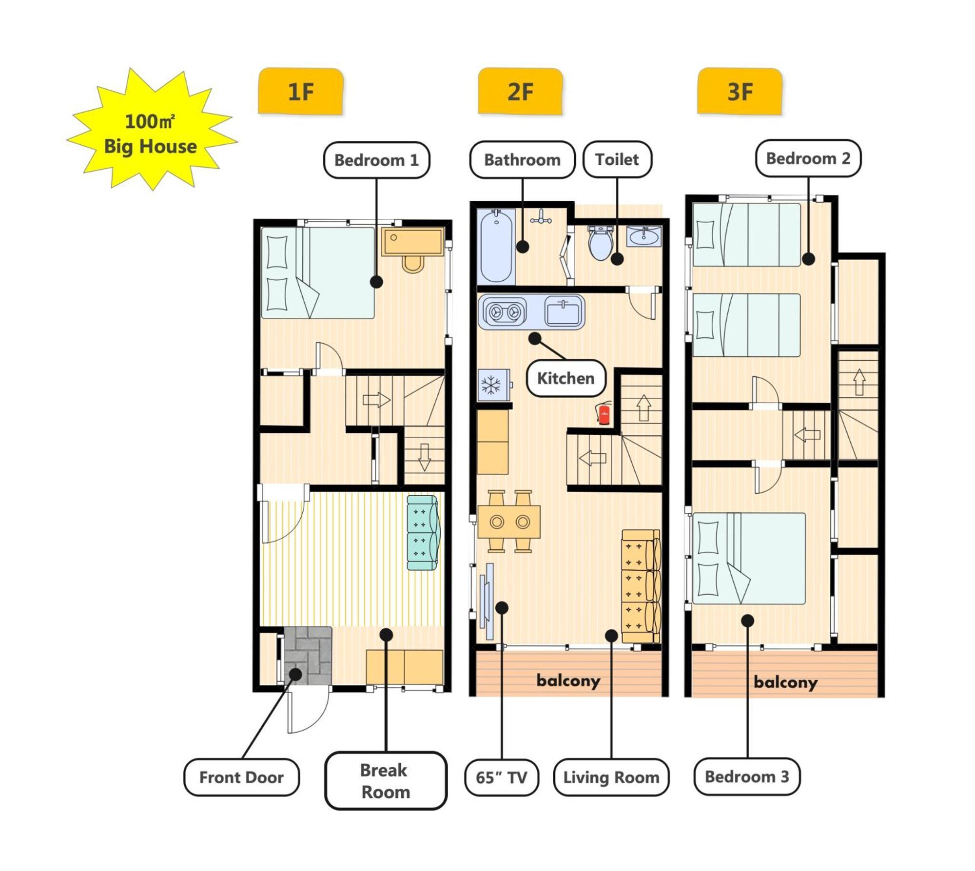 100㎡ Cozy In Shinjuku｜jr Shin-okubo Sta. 7mins. *