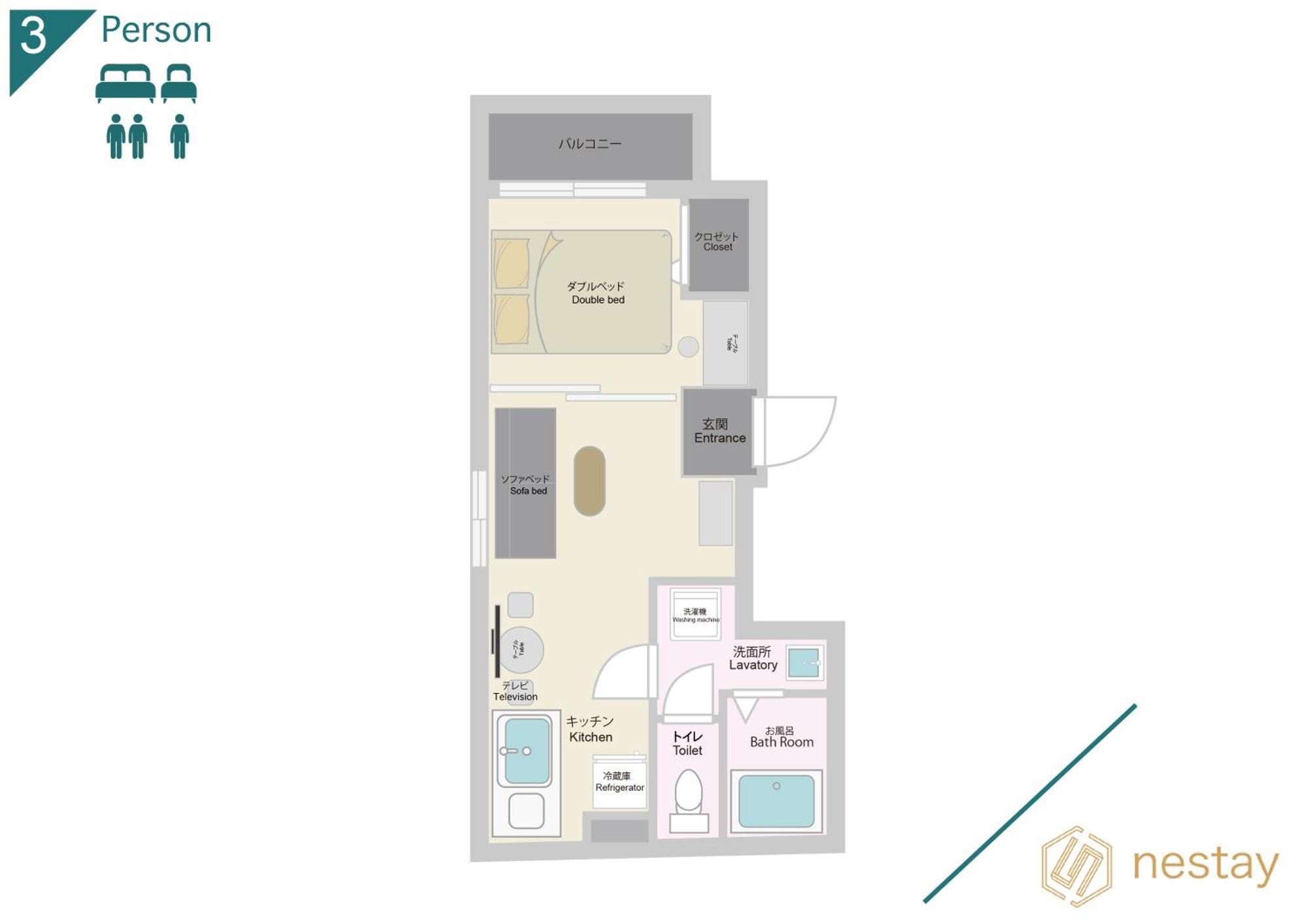 Apartment Nestay Ueno *