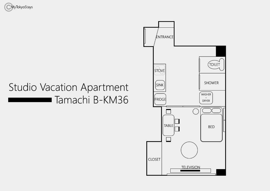 Apartment Best Deal, Monthly Ok With Wifi, Studio Apartment, Tamachi Station Jr Yamanote Line!km36 *