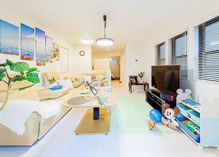 Cutefamilyhouse! 6Minshinjuku 6Minsta Freeparking Cozy,Bright Kidsfree Under6Yrs