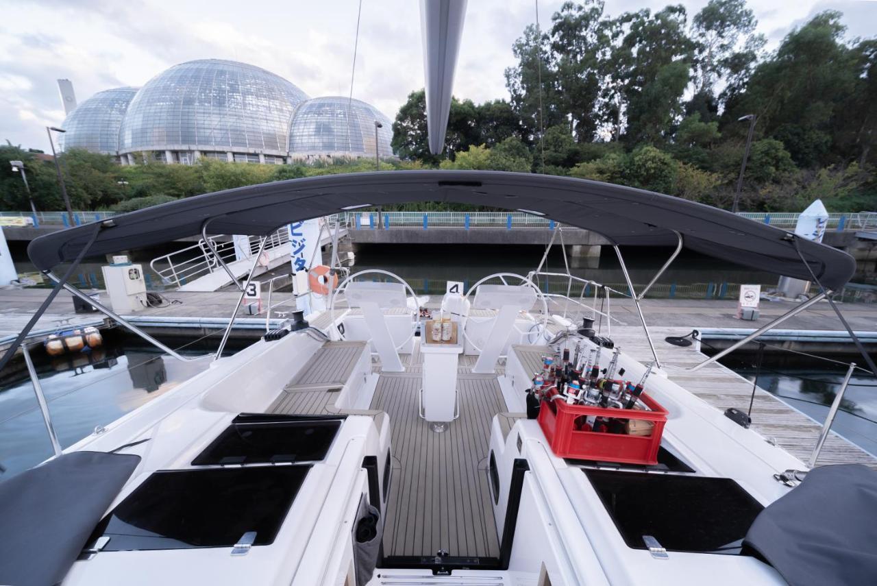 Sea Breeze With Luxury Yacht On Bay *