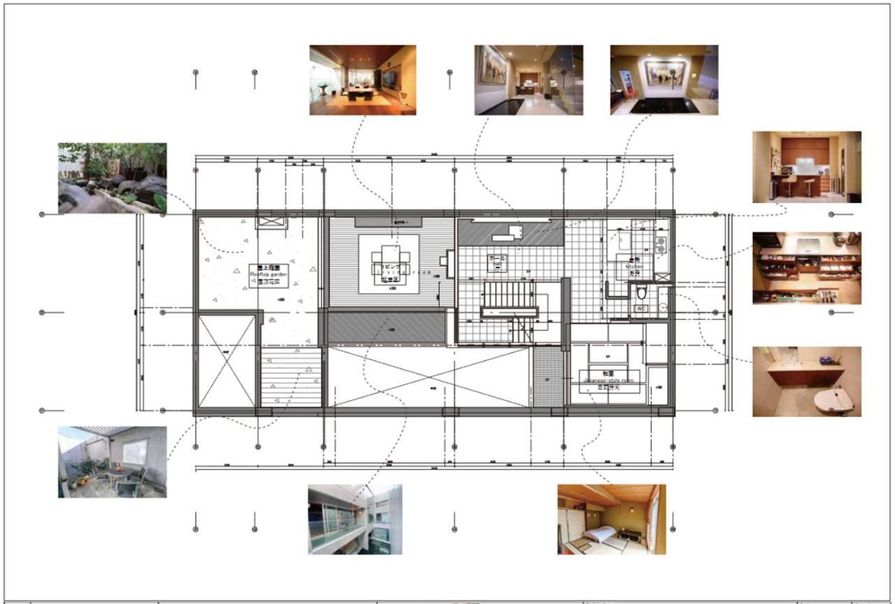 Holiday home Azabu Modern House The Tower Be Seen From The 500m2 Tokyo