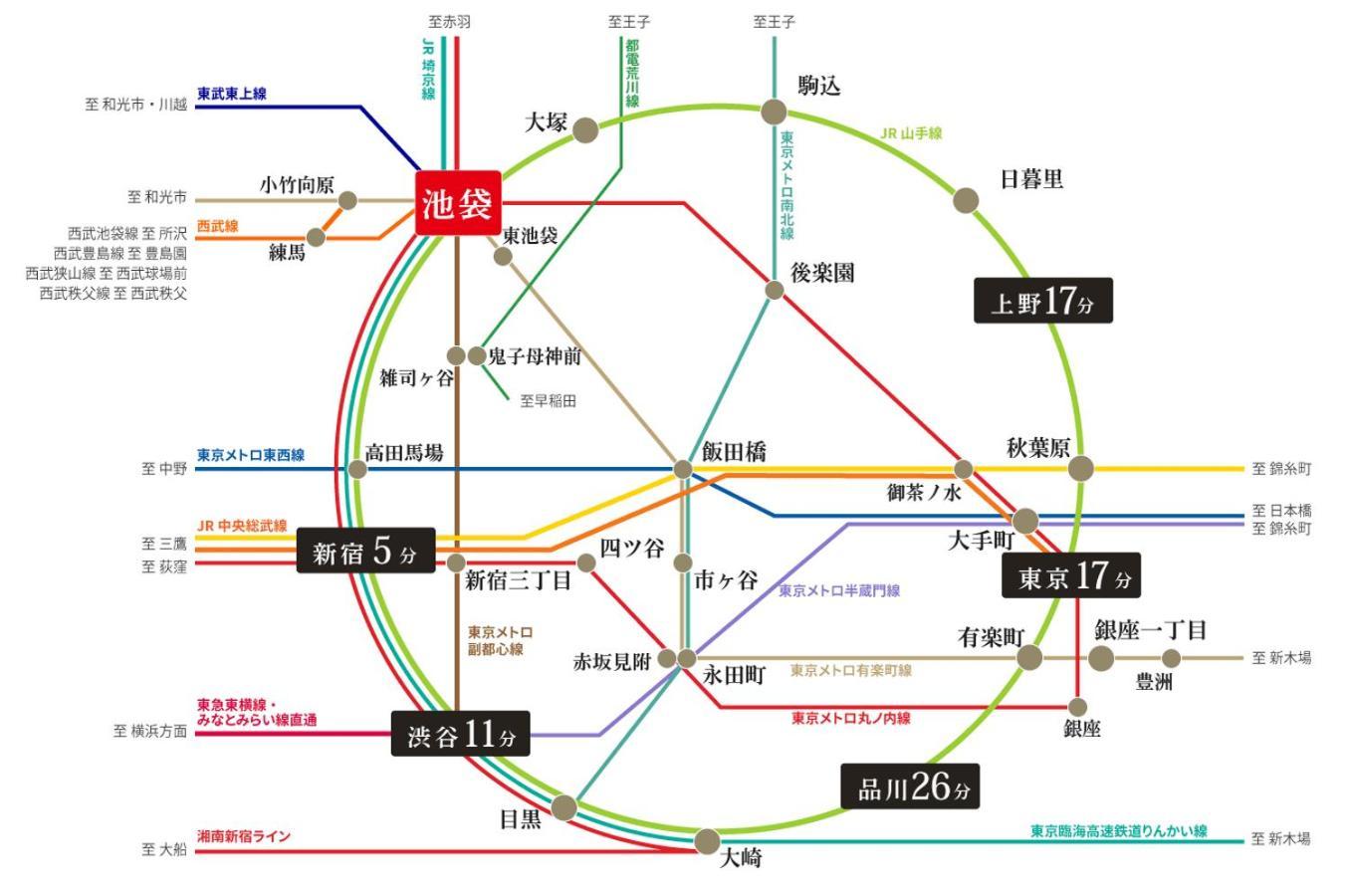 Apartment Tokiwa 10 Building 6min Walk From Ikebukuro *
