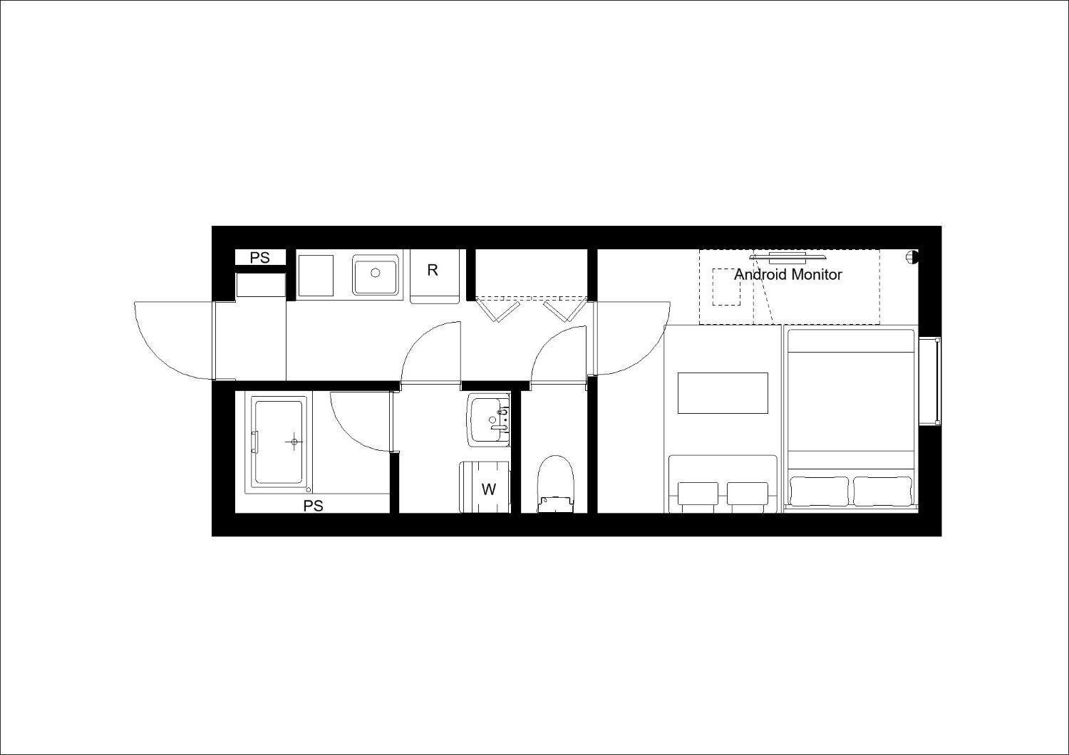 Alato Omorimachi Apartment