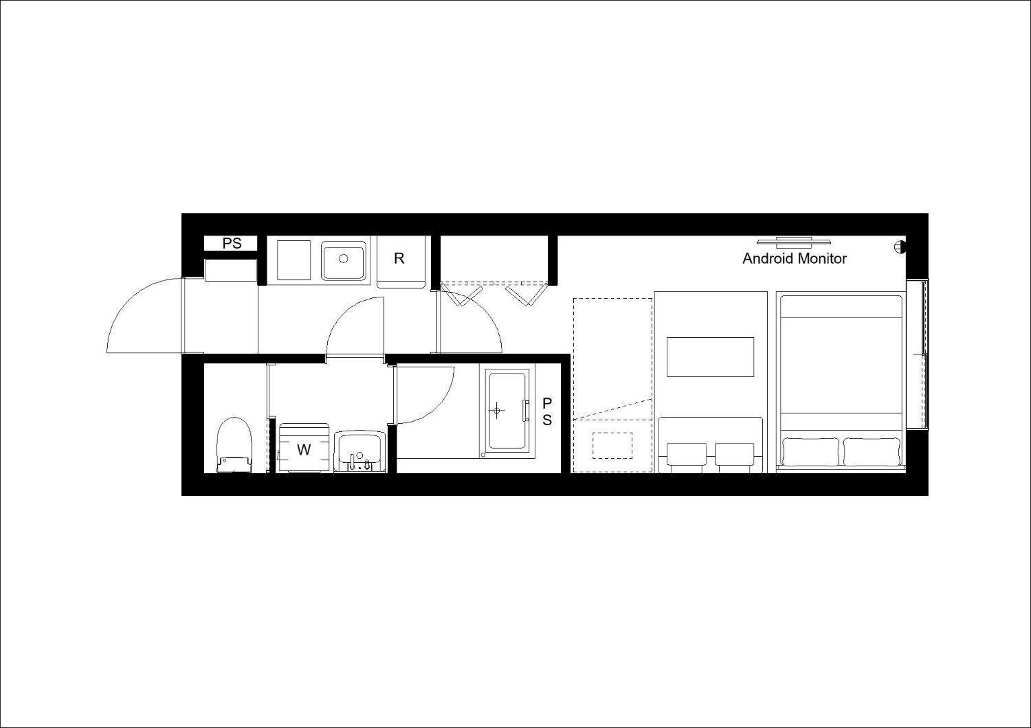 Apartment Alato Omorimachi *
