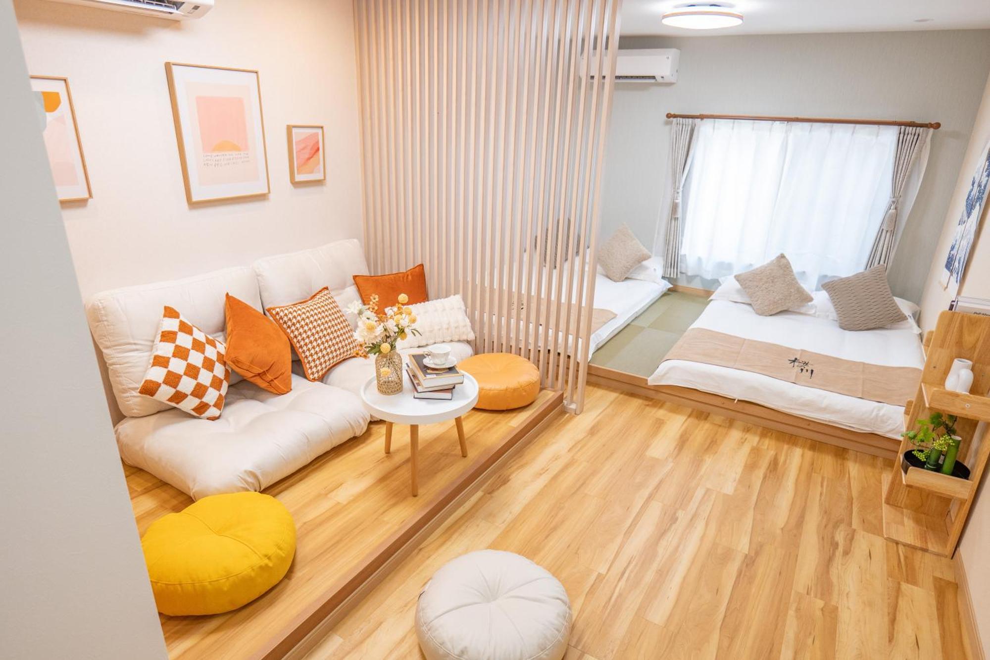 Apartment 桜の川 27 Shin-okubo Subway 5mins,new Design,more Than 6 People