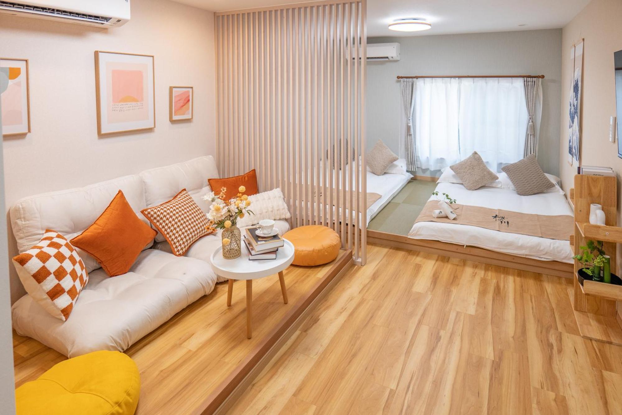 桜の川 27 Shin-okubo Subway 5mins,new Design,more Than 6 People Apartment
