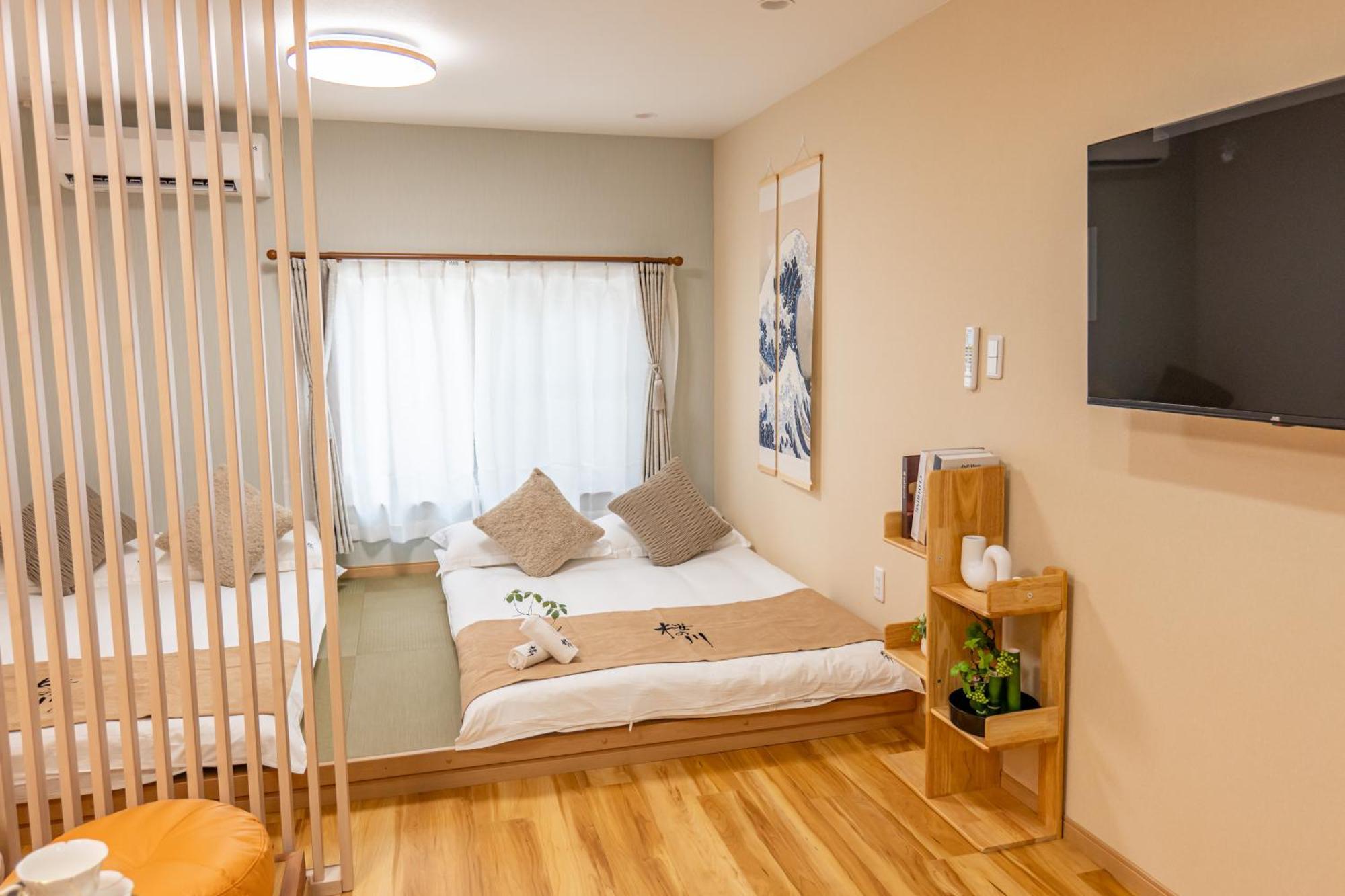 Apartment 桜の川 27 Shin-okubo Subway 5mins,new Design,more Than 6 People