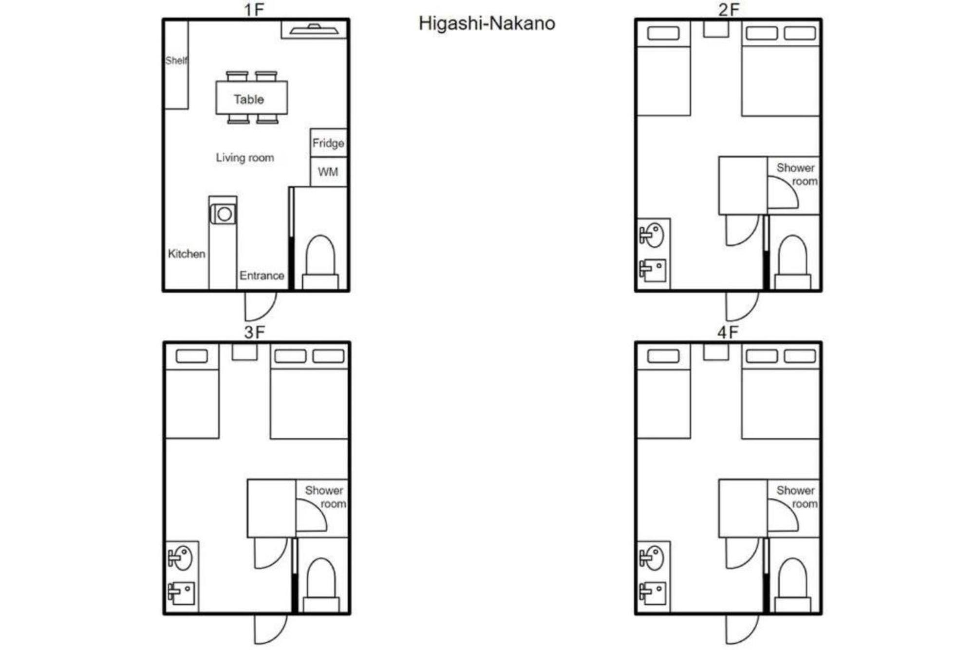 27, Higashi-nakano, Entire House For Rent Holiday home
