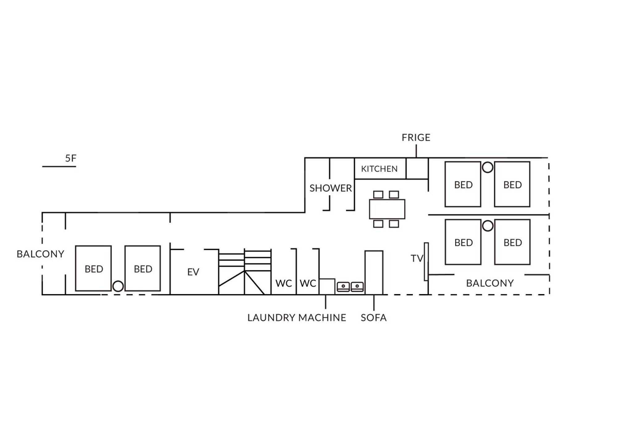 Apartment 寅ホテル 隅田川 Tora Sumidagawa