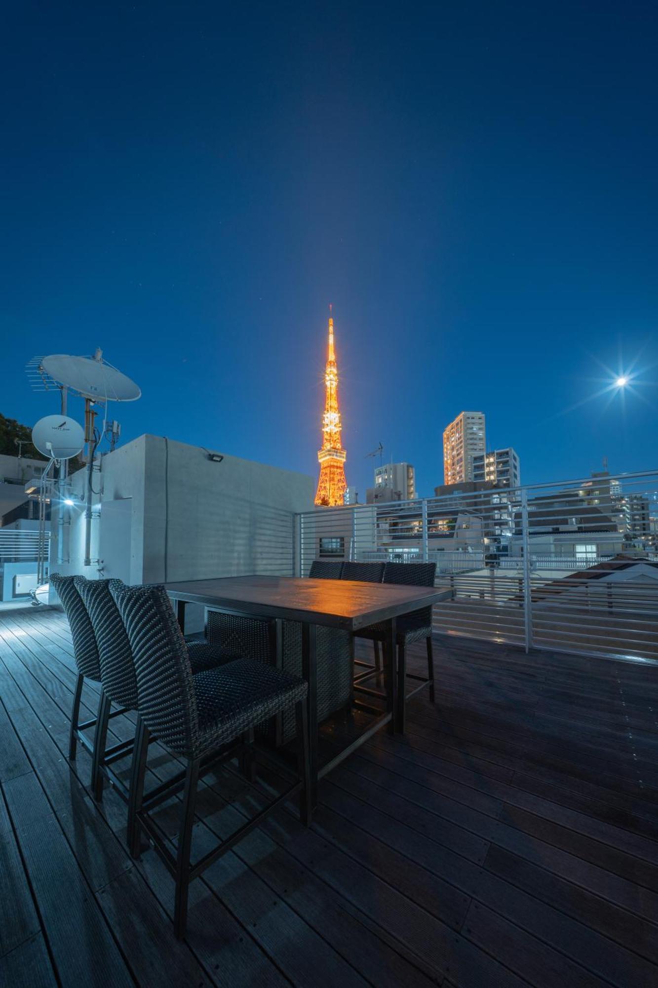 Azabu Modern House The Tower Be Seen From The 500m2