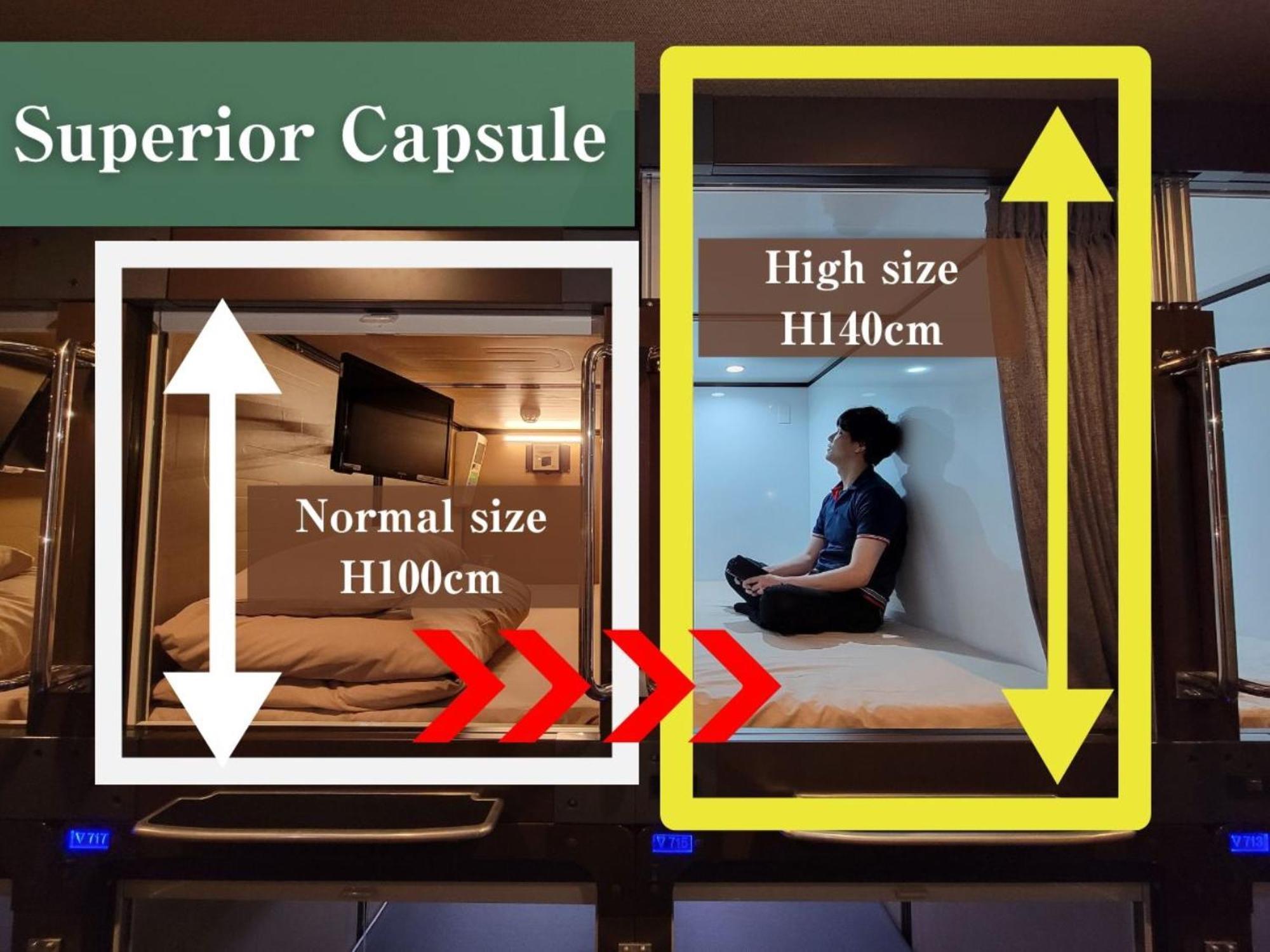 Capsule hotel Anshin Oyado Shinjuku Ekimaeten Tokyo