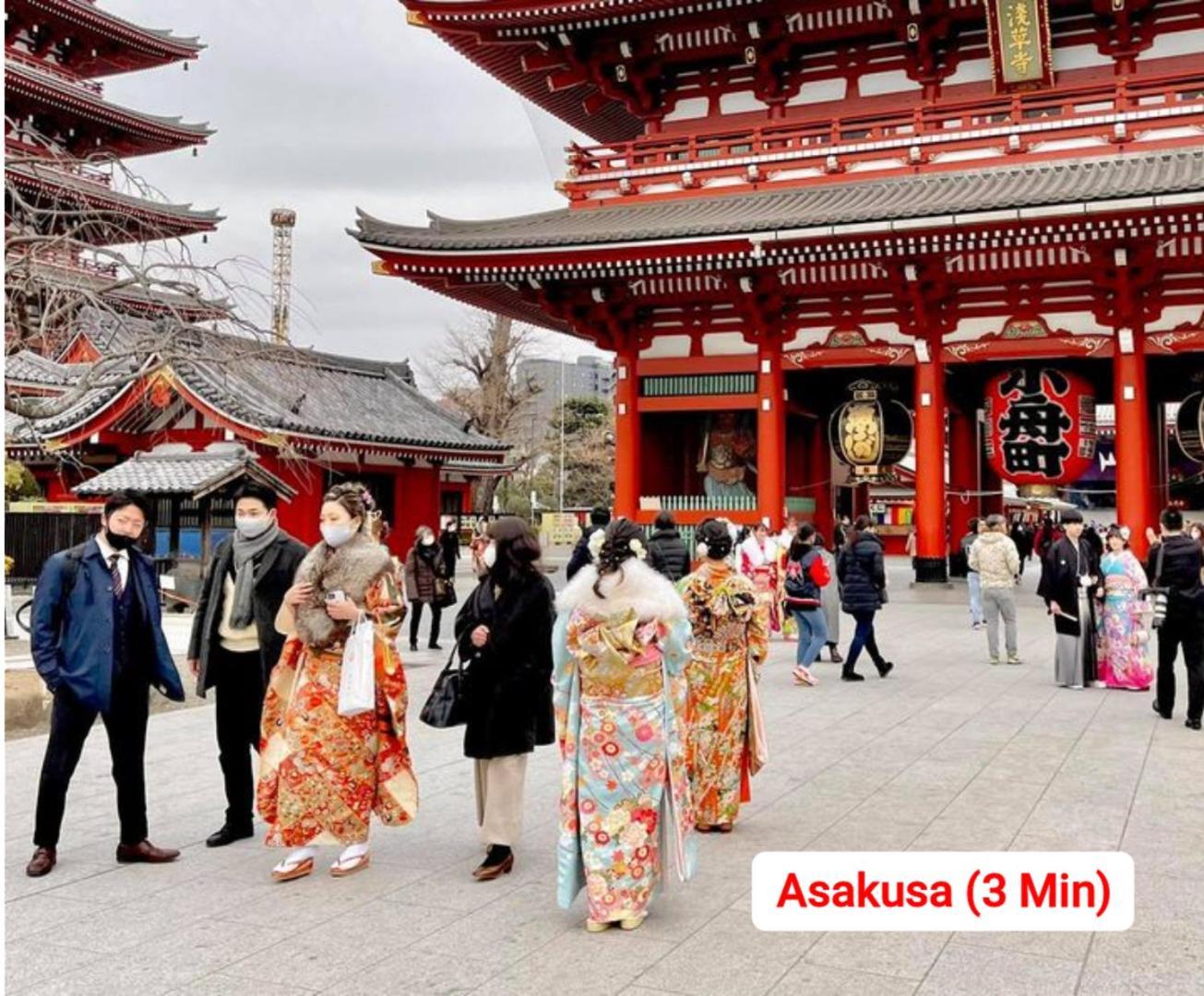 Entire Beside Asakusa, Ueno, Akihabara And Skytree Tower Between 3 Train Stations And Contains 3 Bedrooms, 2 Bathrooms And 2 Toilets For 14 Guests Tokyo