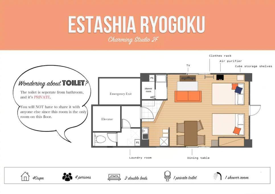 Estasia Ryogoku Apartment *